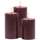Sirius Home Sille Lot de 3 Bordeaux