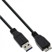 Goobay Câble USB 3.2 Gen.1, A à Micro B, noir, 1m