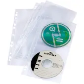Durable Pochettes CD/ DVD COVER LIGHT S classable, 5 pc, Transparent, 528219