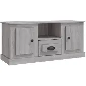 vidaXL Armoire TV Gris Sonoma 100x35,5x45 cm Bois composite