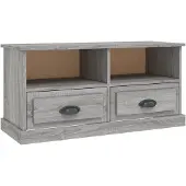 vidaXL Armoire TV Gris Sonoma 93x35,5x45 cm Bois composite