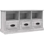 vidaXL Armoire TV Gris Sonoma 100x35x50 cm Bois composite