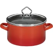 Karl Krueger Pot à viande 'Rome, Poêle + casserole, Rouge