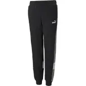 Puma Pantalon Essentials+ Colorblock Fl Cl Noir 3-4 ans Garçon Noir 3-4 ans