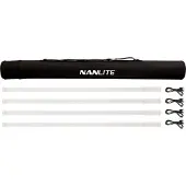 Nanlite PavoTube T8-7X 4Kit (éclairage de studio, Lampe à tige, Lumière vidéo), Lumière continue, Multicolore