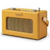 Roberts Radio Roberts Revival iStream 3L, portable, analogique et numérique, DAB, DAB+, FM, prise jack 3,5 mm, USB Type A, jaune
