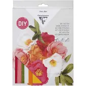 Clairefontaine Kit papier crépon - Bouquet de fleurs - 21 pcs