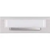 Elcom Bouton-poussoir d'appel AVZ-REB Plaque nominative LED blanche EB Alu (Filaire)