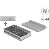 DeLOCK USB4 40 Gbps Gehäuse für 1xM.2 NVMe SSD-werkzeugfrei