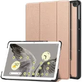 Cover-Discount Google Pixel Tablet - Étui Smart Tri-fold or rose (Tablette Google Pixel), Étui pour tablette, Rose