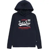 Jack & Jones Logo Hoodie Bleu 6 Years Garçon