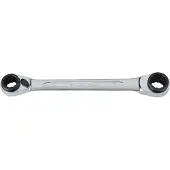 Bahco 4-7 Mm 115 Mm Star Ratchet Spanner Argenté