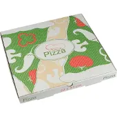 Papstar 100 boîtes à pizza pure, Contenant à usage unique, Vert