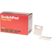 3M Tampon onglets ScotchPad 1075, 2 po L x 2 po l x 13,5 mil d' paisseur, en polyester transparent