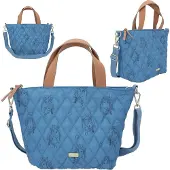Miss Melody Mini Shopper Miss Melody Blue Quilt