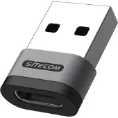 Sitecom AD-1014 changeur de genre de câble USB-A USB-C Noir, Gris