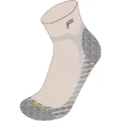 Fuse Hommes, Chaussettes de sport, Protection extérieure Trekking E 100 / 47-49 Chaussettes blanches et graphite (47 - 49), Blanc