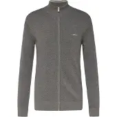 Gant Vestes en maille gris / blanc