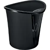 Esselte Corbeille à papier Intego, Poubelle, Noir