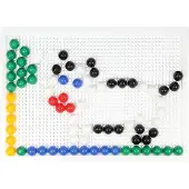 Lena Chapeau coloré Mosaïque 120pcs