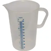 REILANG Gobelet gradué 2 l PP, Verre mesureur, Transparent, Blanc