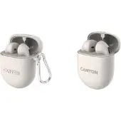Canyon CNS-TWS6BE, True Wireless Stereo (TWS), appels/musique/sport/vie quotidienne, 20 - 20000 Hz, casque, blanc