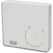 Roth Thermostat BASICLINE H adapté pour 230V 1135007402, Thermostat, Blanc