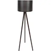 Opviq , 104, lampadaire, noir, MDF, 38 x 38 x 145 cm