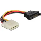 DeLOCK - Câble d'alimentation - alimentation SATA (M) pour alimentation interne 4 plots (F) - 12 cm