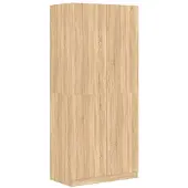 vidaXL Garde-robe Chêne sonoma 90x52x200 cm Bois d’ingénierie