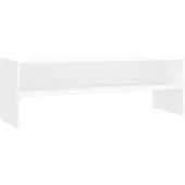 vidaXL Armoire TV Blanc 120x40x40 cm Bois composite