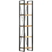 vidaXL Bibliothèque à 5 niveaux 40x30x180 cm Bois de manguier massif
