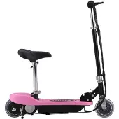 vidaXL Trottinette électrique avec siège 120 W rose