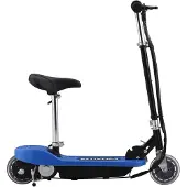 vidaXL E-Scooter avec siège 120 W bleu