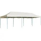 vidaXL Tente pliante Pop-Up Party 3 x 9 m Crème