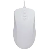 Cherry ACTIVE KEY Ergo Souris hygiénique désinfectable avec câble w (Filaire), Souris, Blanc