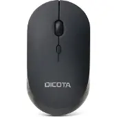 Dicota Silent - V2 - Souris - pour droitiers et gauchers - optique - 3 boutons - sans fil - 2,4 GHz - récepteur sans fil (USB)