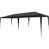 vidaXL Tente de réception 3x6 m PE Anthracite