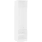 vidaXL Garde-robe Blanc 50x50x200 cm Bois d'ingénierie