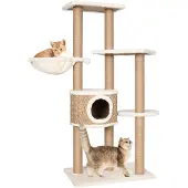 vidaXL Arbre à chat 126 cm jonc de mer
