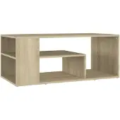 vidaXL Table basse chêne Sonoma 100x50x40 cm bois composite