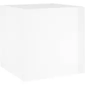 vidaXL Jardinière Blanc brillant 40x40x40 cm Bois d'ingénierie