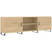 vidaXL Armoire TV Chêne Sonoma 150x30x50 cm Bois composite