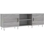 vidaXL Armoire TV Gris Sonoma 150x30x50 cm Bois composite