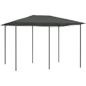 vidaXL gazebo 3x4x2,6 m anthracite 160 g/m²