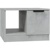 vidaXL Table basse gris béton 50x50x36 cm Bois composite