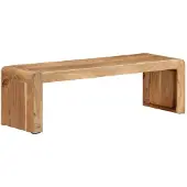 vidaXL Support TV 110x33x33 cm en bois massif d'acacia