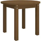 vidaXL Table basse brun miel à55x45 cm Pin massif