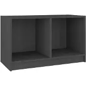 vidaXL Armoire TV Gris 70x33x42 cm Pin massif