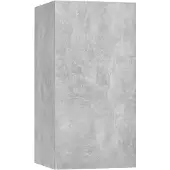 vidaXL Armoire TV gris béton 30,5x30x60 cm Bois composite